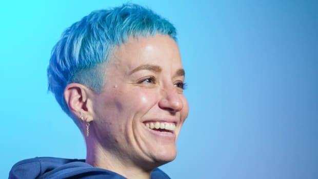 USWNT star Megan Rapinoe speaks to media ahead of the 2023 Women’s World Cup.